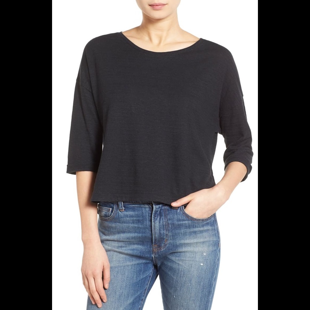 Madewell Audio Tee 3/4 Sleeve tee shirt SMall - Picture 2 of 9